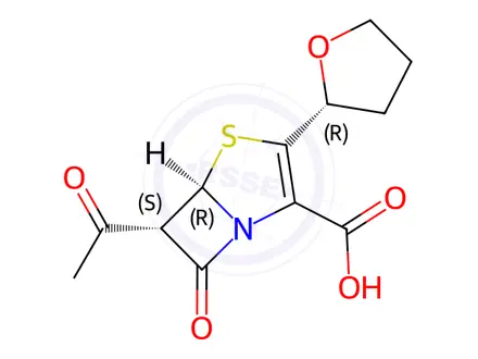 Chemical structure of Faropenem Sodium Impurity 24