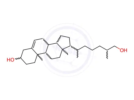 Chemical structure of 26- Hydroxycholesterol