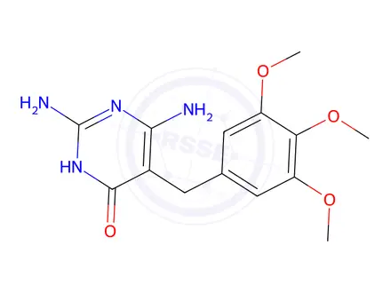 Chemical structure of 6-Hydroxy trimethoprim
