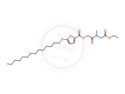 Chemical structure of Olumacostat Glasaretil