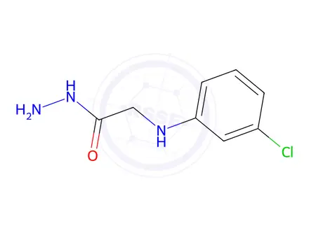 Chemical structure of 2-((3-Chlorophenyl)amino)acetohydrazide