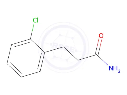 Chemical structure of BenzenepropanaMide, 2-chloro-