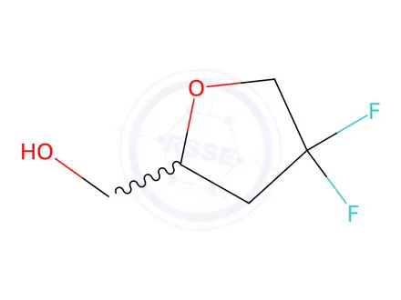 Chemical structure of (4,4-difluorotetrahydrofuran-2-yl)methanol