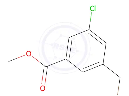 Chemical structure of Methyl 3-bromomethyl-5-chlorobenzoate