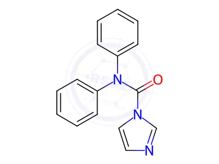 Chemical structure of N,N-Diphenyl-1H-imidazole-1-carboxamide