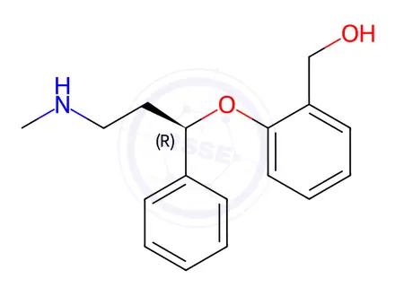 Chemical structure of 2-Hydroxymethyl Atomoxetine