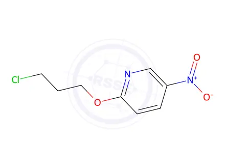 Chemical structure of 2-(3-chloropropoxy)-5-nitropyridine