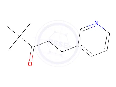 Chemical structure of 4,4-Dimethyl-1-(3-pyridyl)pentan-3-one