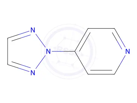Chemical structure of Pyridine, 4-(2H-1,2,3-triazol-2-yl)-(9CI)