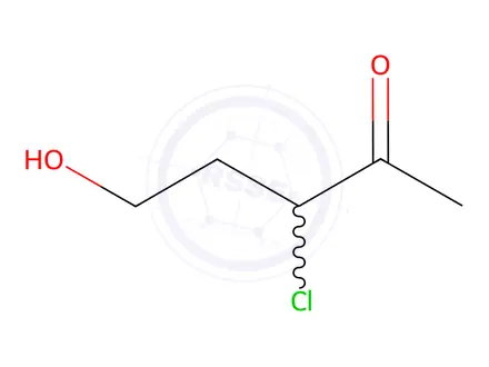 Chemical structure of 3-Chloro-5-hydroxy-2-pentanone