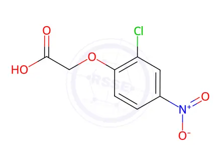 Chemical structure of (2-Chloro-4-nitrophenoxy)acetic acid