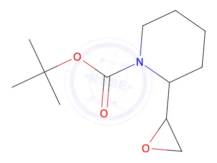 Chemical structure of 2-Oxiranyl-piperidine-1-carboxylic acid tert-butyl ester