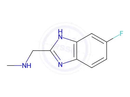 Chemical structure of N-[(5-Fluoro-1H-benzimidazol-2-yl)methyl]-N-methylamine Dihydrochloride