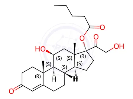 Chemical structure of Hydrocortisone 17-valerate