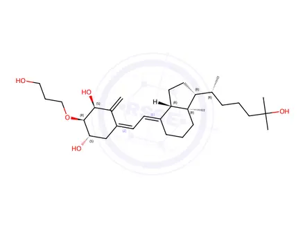 Chemical structure of (1S,3S)-Eldecalcitol