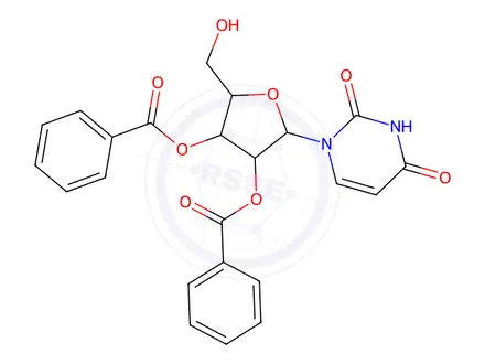 Chemical structure of 2',3'-Di-O-benzoyluridine