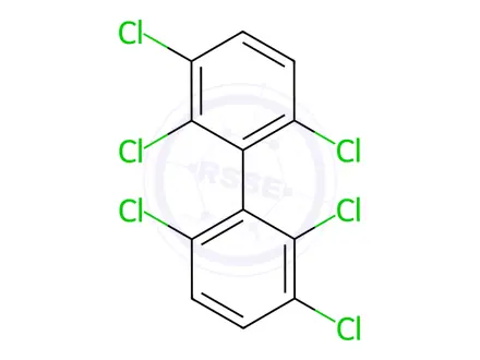 Chemical structure of PCB 136