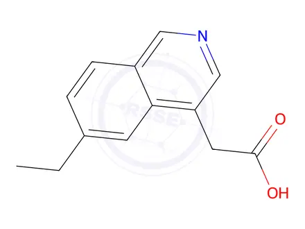 Chemical structure of 2-(6-Ethylisoquinolin-4-yl)acetic acid