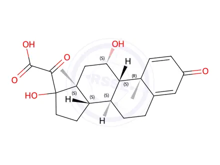 Chemical structure of Prednisolone impurity 59
