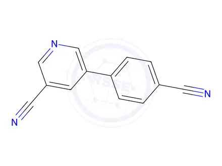 Chemical structure of 5-(4-Cyanophenyl)nicotinonitrile