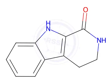 Chemical structure of 1,2,3,4-Tetrahydronorharman-1-one