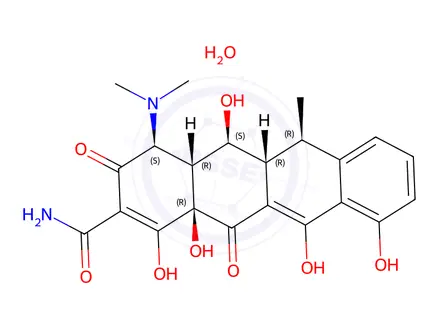 Chemical structure of Doxycycline Monohydrate