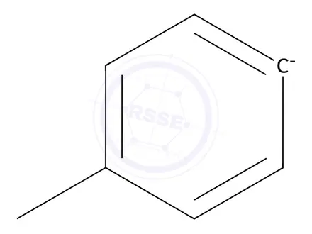 Chemical structure of p-Tolyl Magnesium Chloride
