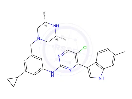 Chemical structure of Tuspetinib