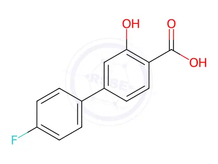 Chemical structure of 4-(4-Fluorophenyl)-2-hydroxybenzoic acid