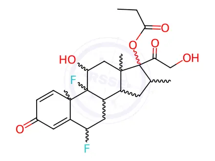Chemical structure of Fluticasone Impurity 21