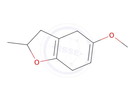 Chemical structure of 5-Methoxy-2-methyl-2,3,4,7-tetrahydrobenzofuran