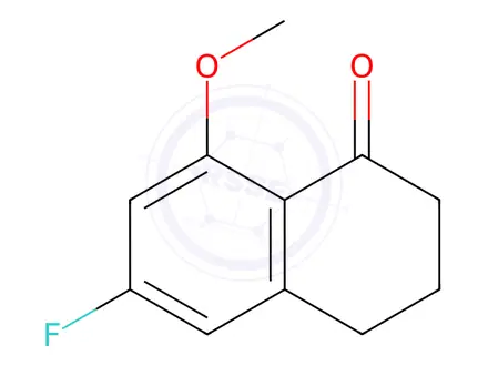 Chemical structure of 6-Fluoro-8-methoxy-3,4-dihydronaphthalen-1(2H)-one