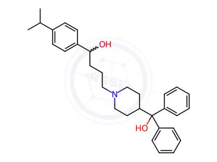Chemical structure of Decarboxy Fexofenadine