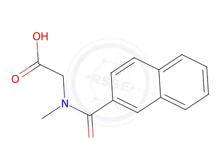 Chemical structure of 2-[Methyl(naphthalene-2-carbonyl)amino]acetic acid