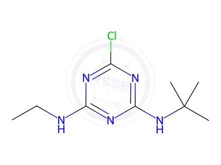 Chemical structure of Terbuthylazine