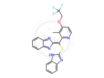 Chemical structure of Lansoprazole Related Compound 6