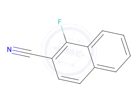 Chemical structure of 2-Cyano-1-fluoronaphthalene