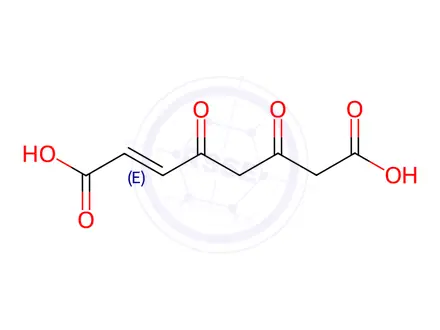 Chemical structure of Tyrosine Related Compoud 2 (4-Fumarylacetolacetic Acid)
