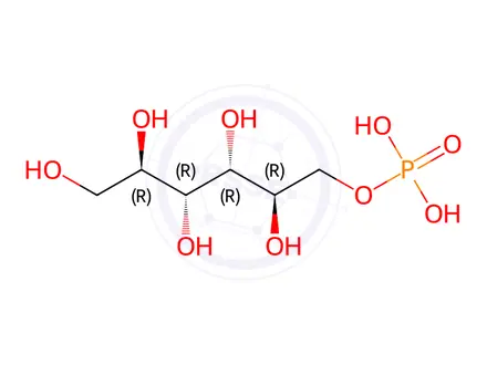 Chemical structure of D-Mannitol 1-phosphate lithium salt
