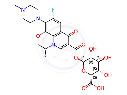 Chemical structure of Levofloxacin Impurity 168