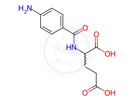 Chemical structure of Folic Acid EP Impurity A(Racemate)