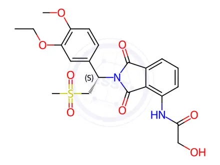 Chemical structure of Apremilast Impurity K