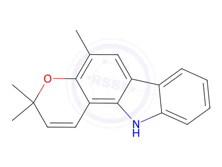 Chemical structure of girinimbine