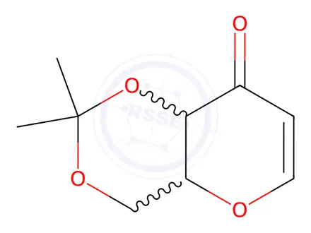 Chemical structure of (4aR,8aR)-2,2-Dimethyl-4a,8a-dihydropyrano[3,2-d][1,3]dioxin-8(4H)-one