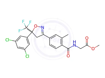 Chemical structure of Fluralaner Impurity 129