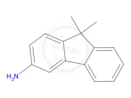 Chemical structure of 3-Amino-9,9-dimethylfluorene