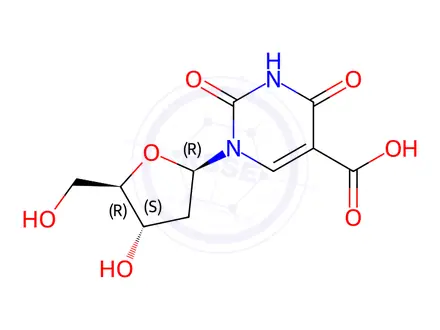 Chemical structure of 5-Carboxy-2‘-deoxyuridine