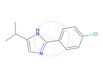 Chemical structure of 2-(4-Chlorophenyl)-5-isopropyl-1H-imidazole