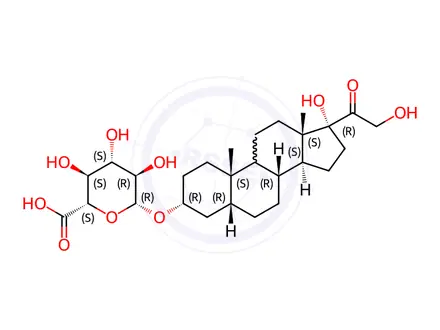 Chemical structure of Hydrocortisone Impurity 154