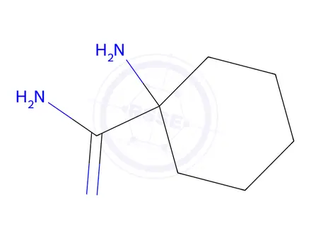 Chemical structure of 1-Aminocyclohexane-1-carboximidamide